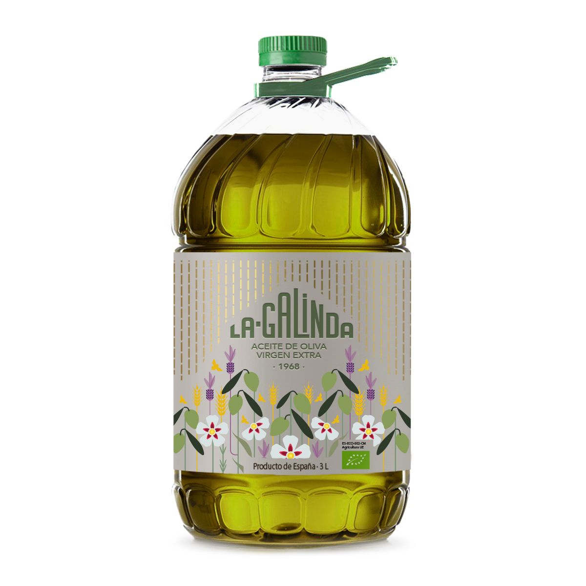 Garrafa 3L AOVE Cornicabra ECO La Galinda