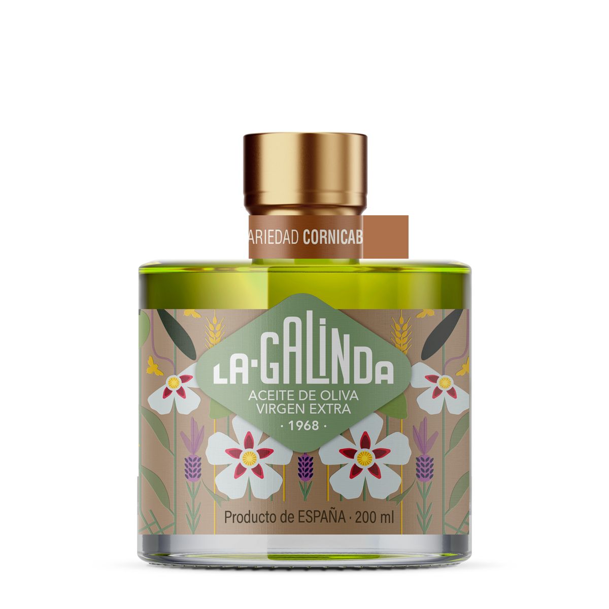 Botella 200 ml AOVE Cornicabra La Galinda