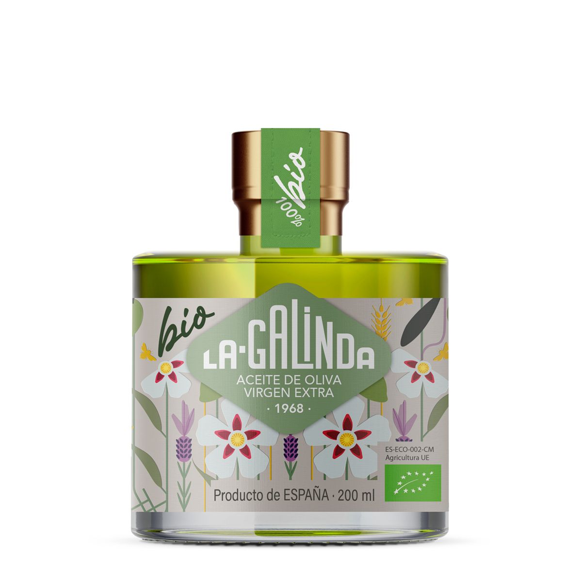 Botella 200 ml AOVE Cornicabra ECO La Galinda