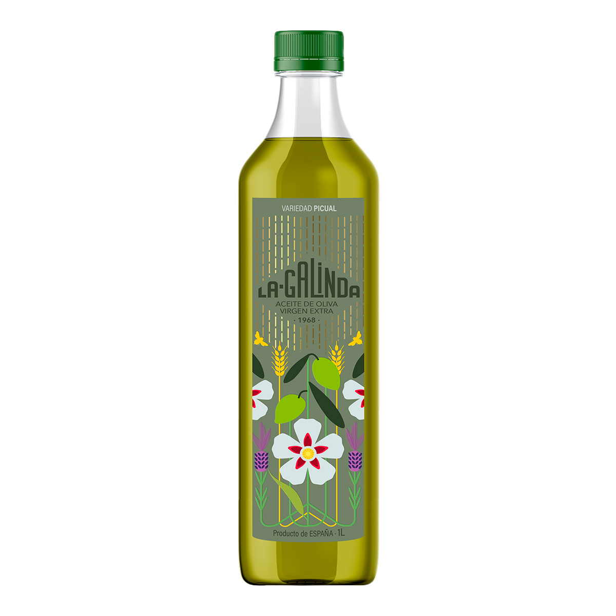 Botella 1 L AOVE Picual La Galinda